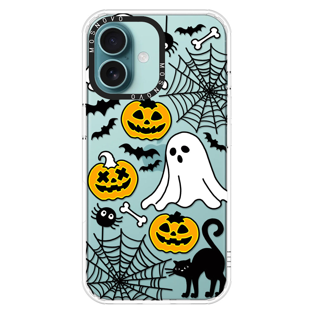 Halloween Pumpkin Phone Case - iPhone 16 Plus Case - MOSNOVO