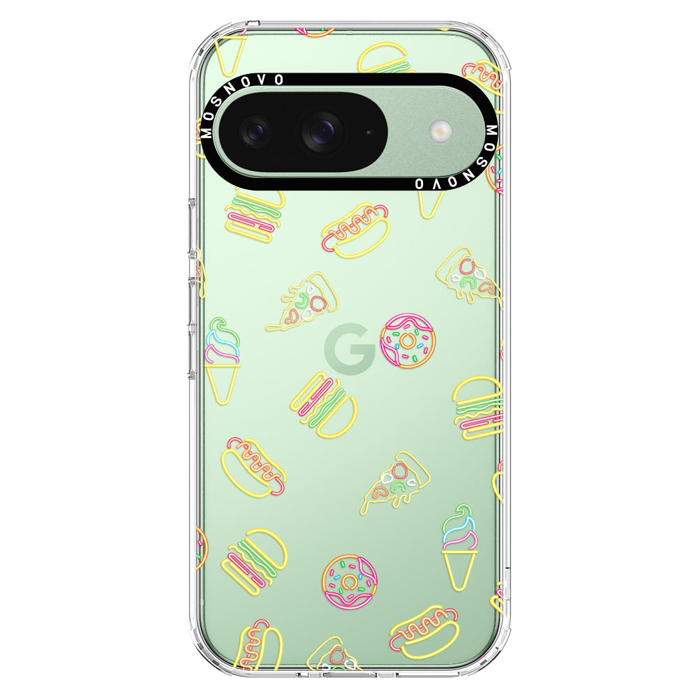 Neon Junk Food Phone Case - Google Pixel 9 Case