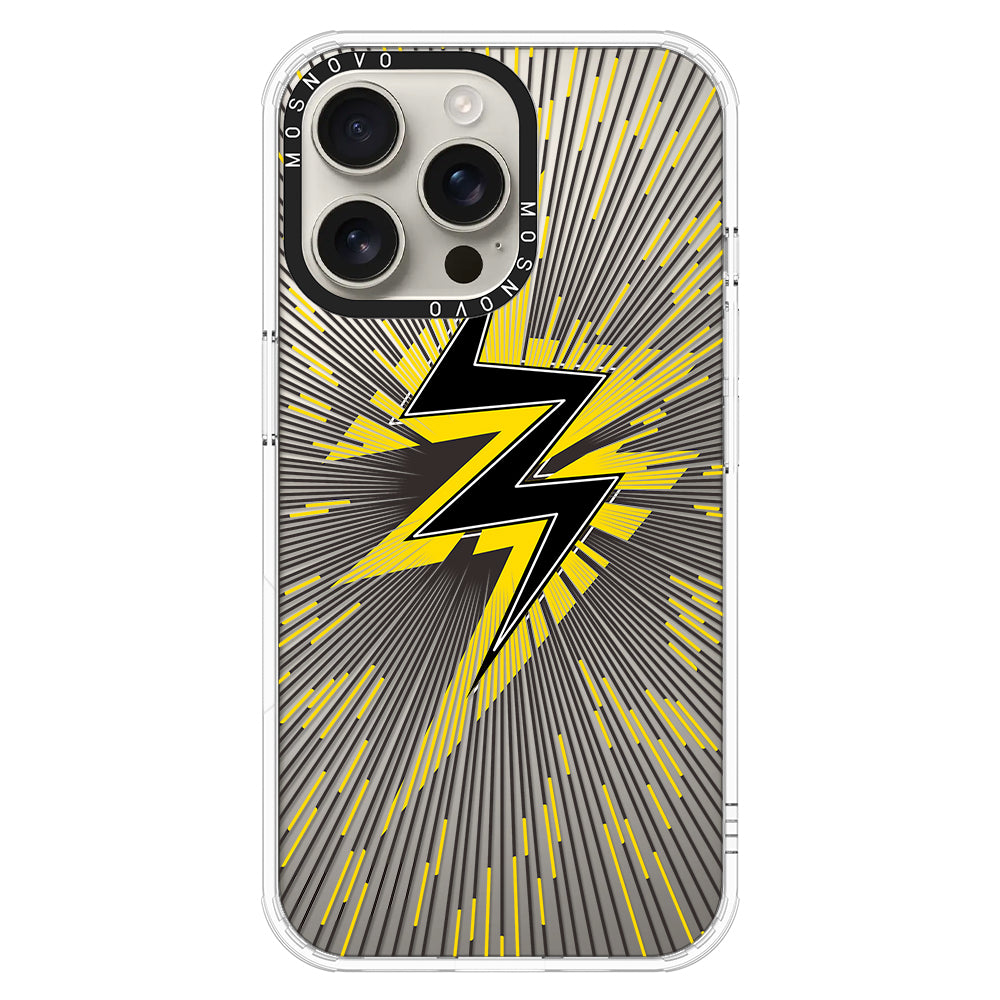 Lightning Bolt Phone Case - iPhone 16 Pro Max Case - MOSNOVO