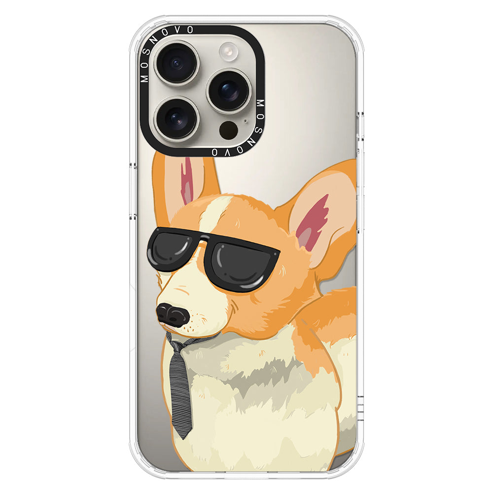 Fluffy Corgi Phone Case - iPhone 16 Pro Max Case - MOSNOVO