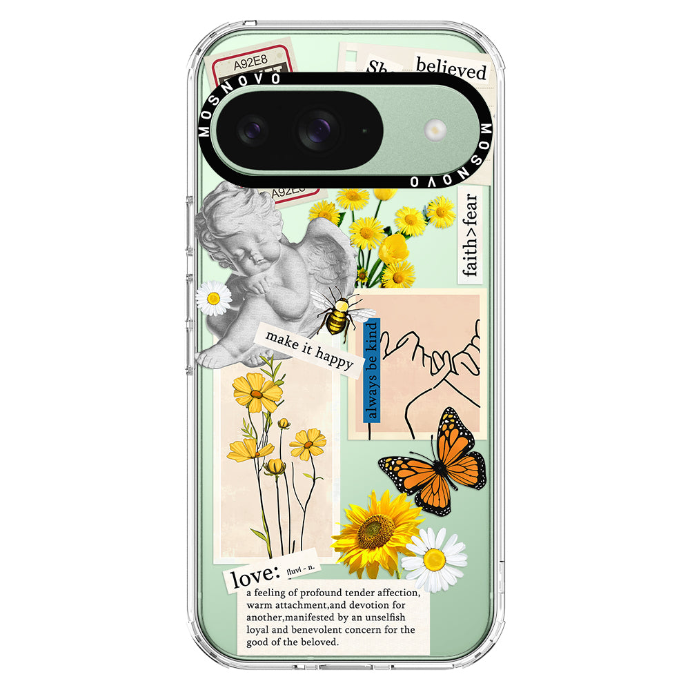 Vintage Collage Art Phone Case - Google Pixel 9 Case