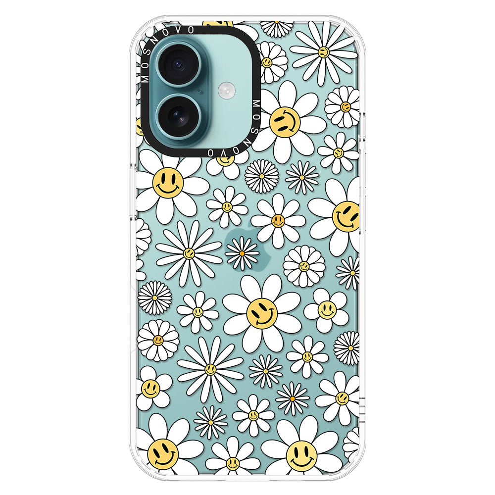 Happy Daisy Blooms Phone Case - iPhone 16 Plus Case