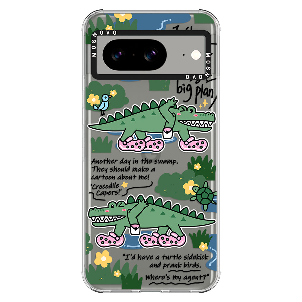 Croc with Big Plan Phone Case - Google Pixel 8 Case