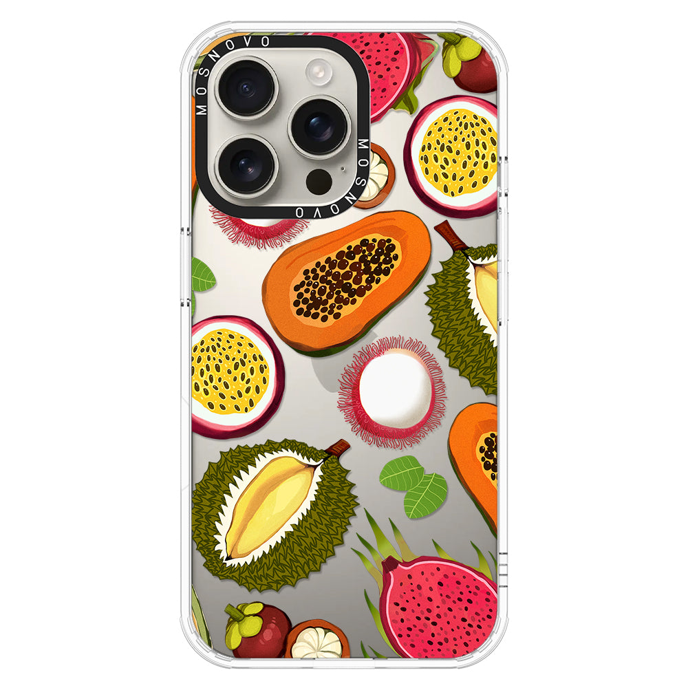 Tropical Fruit Phone Case - iPhone 16 Pro Max Case - MOSNOVO