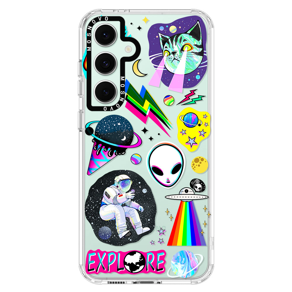 Sci-Fi Stickers Phone Case - Samsung Galaxy S24 FE Case - MOSNOVO