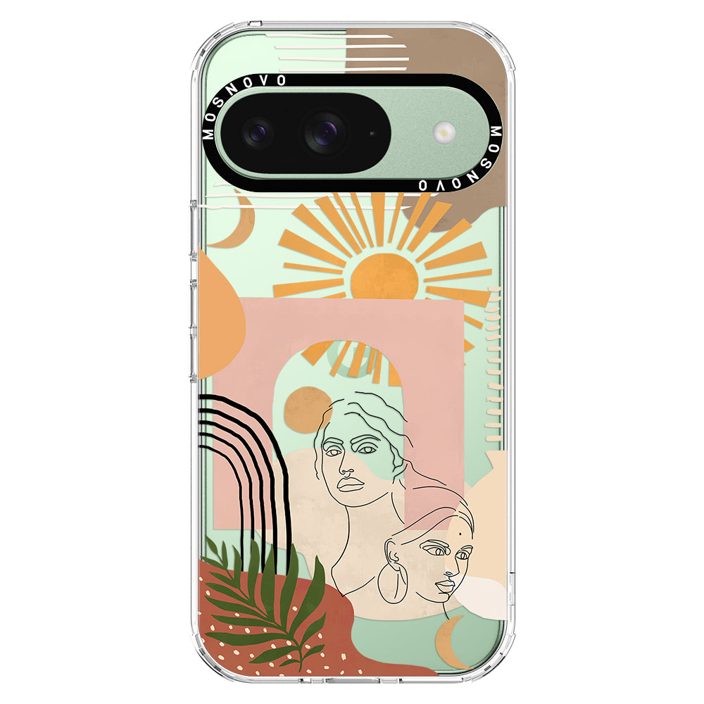 Modern Collage Art Phone Case - Google Pixel 9 Case