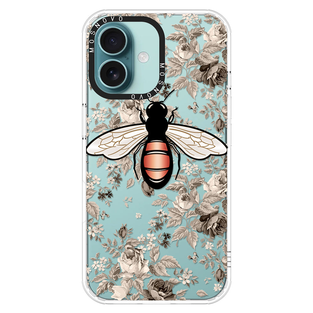 Vintage Bee Phone Case - iPhone 16 Case - MOSNOVO