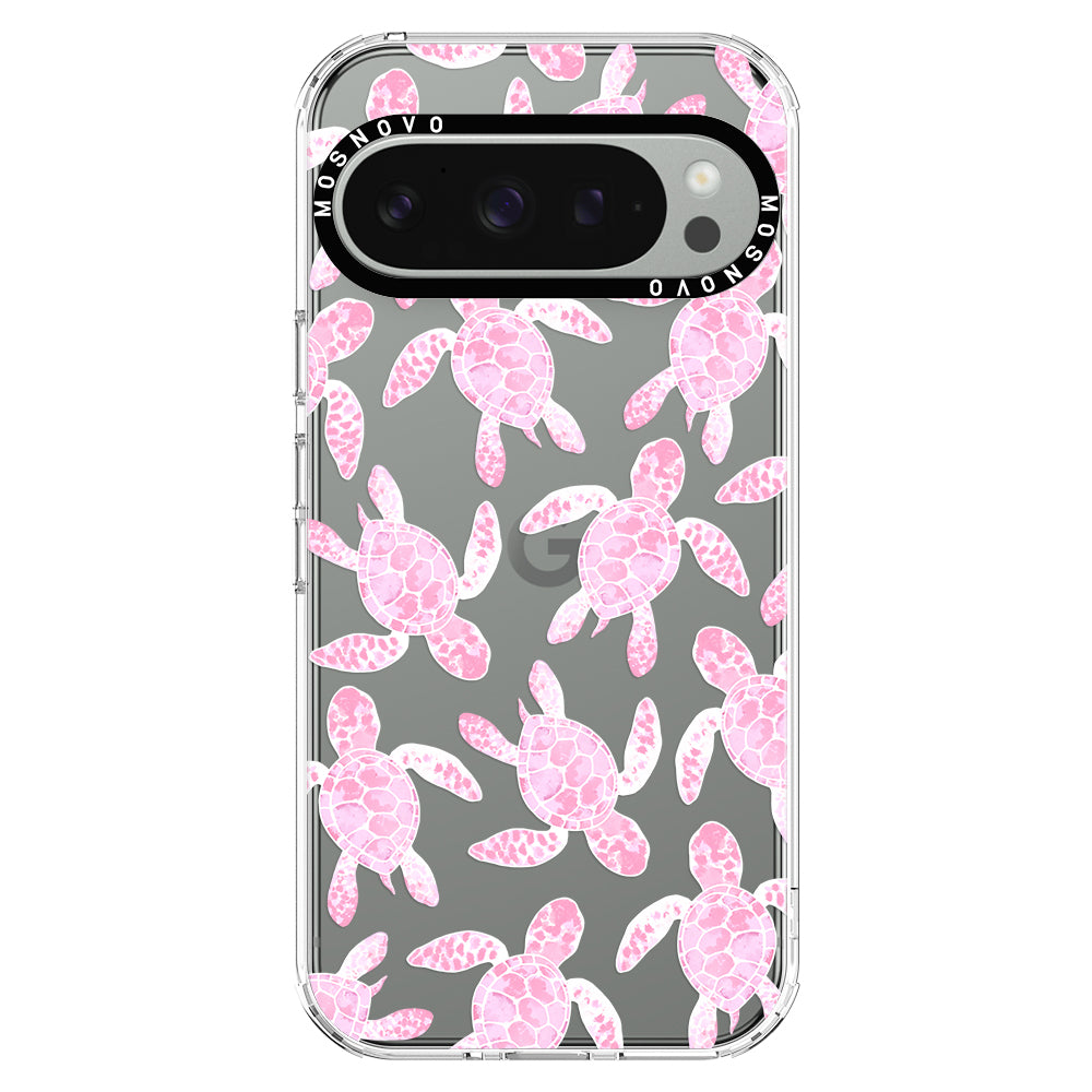 Pink Turtle Phone Case - Google Pixel 9 Pro XL Case