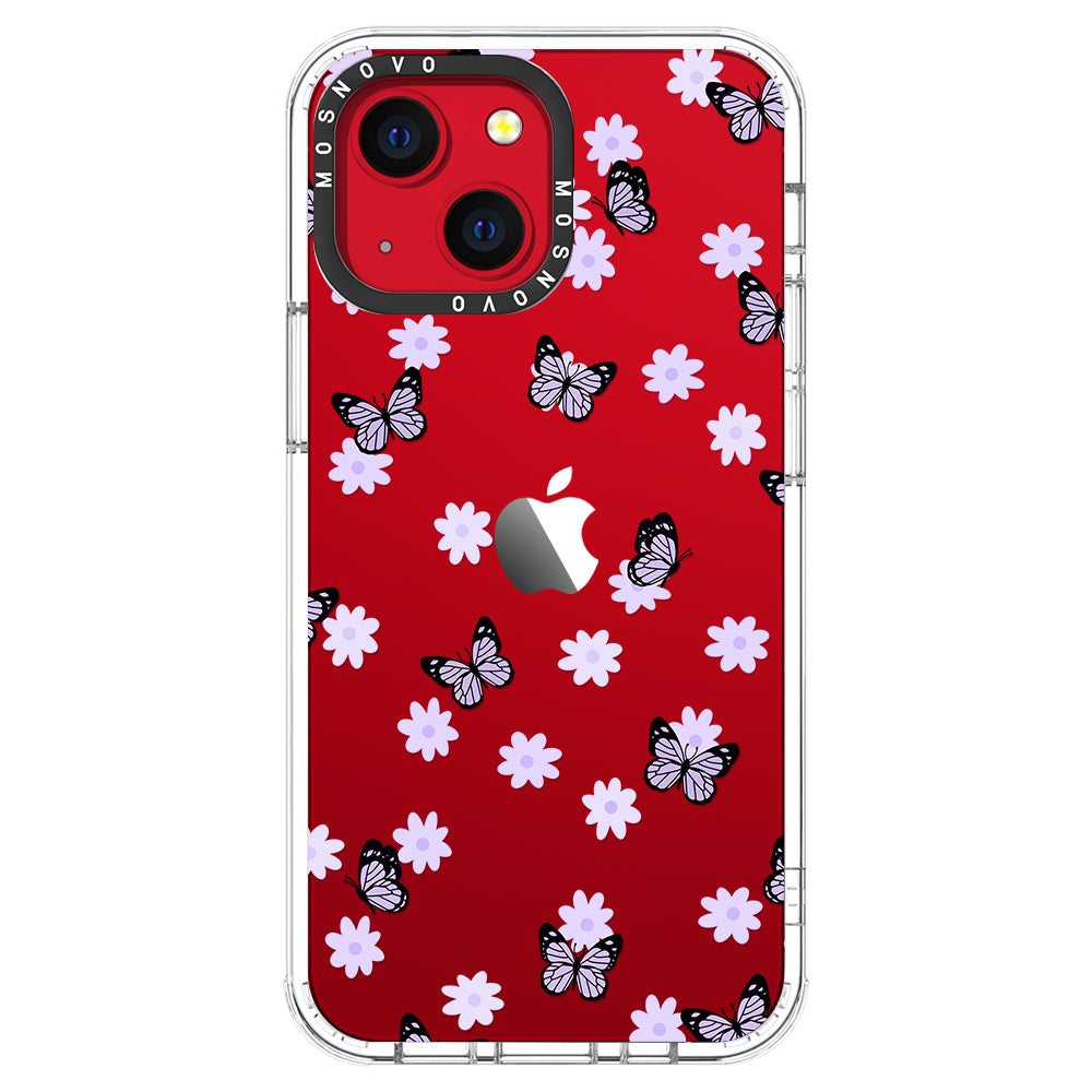 Lilac Butterfly Phone Case - iPhone 13 Case