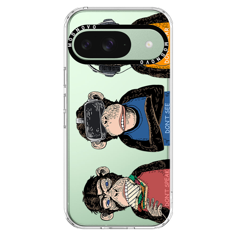 Don't Speak, Don't See,Don't Hear Phone Case - Google Pixel 9 Case