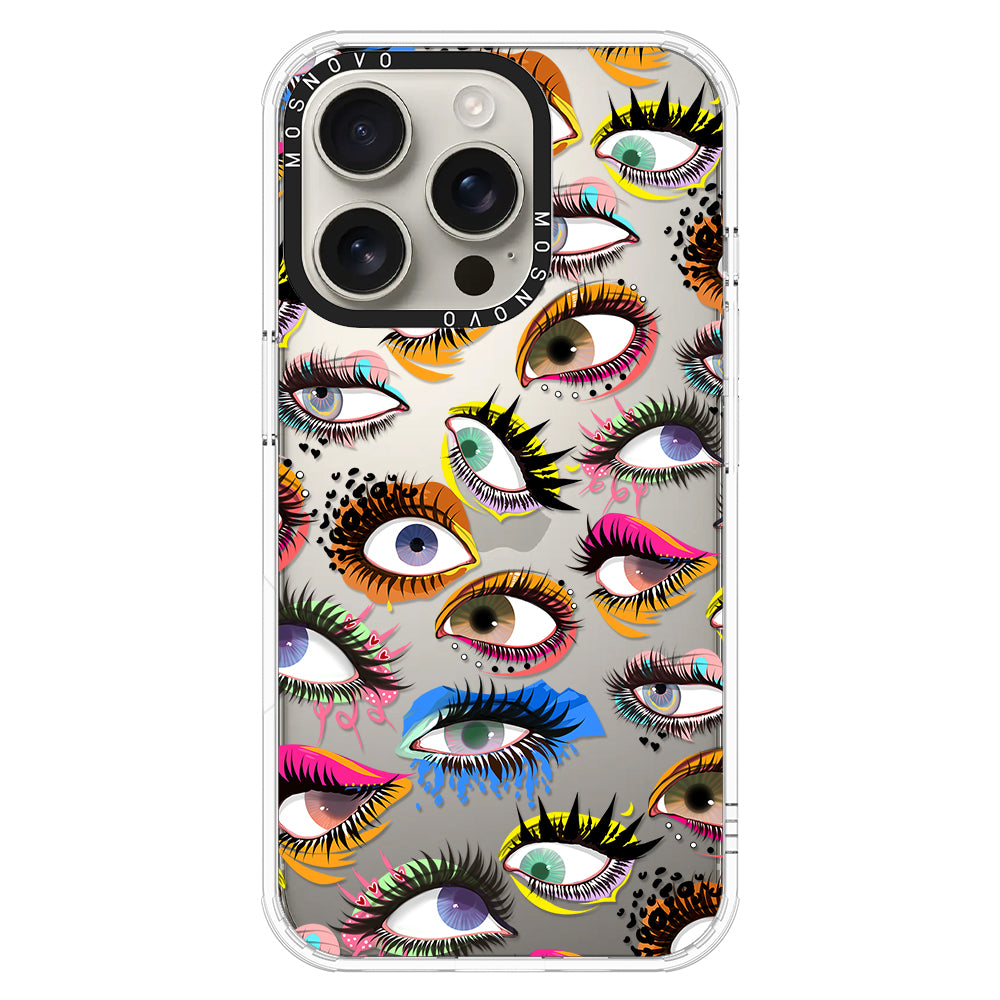 Eyes Phone Case - iPhone 16 Pro Case - MOSNOVO