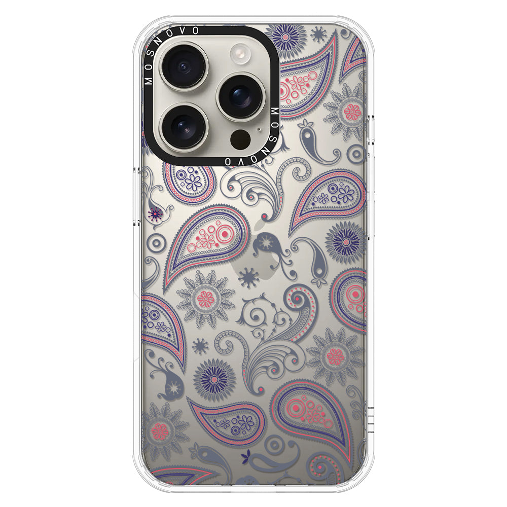 Paisley Phone Case - iPhone 16 Pro Case - MOSNOVO