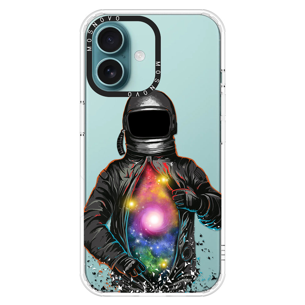 Mystery Astronaut Phone Case - iPhone 16 Case - MOSNOVO