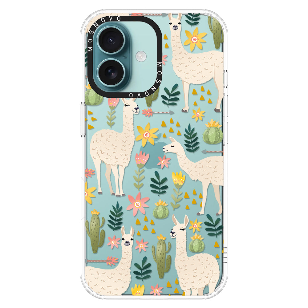 Desert Llama Phone Case - iPhone 16 Plus Case - MOSNOVO