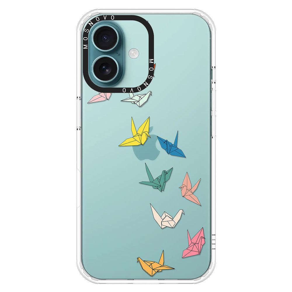 Paper Crane Phone Case - iPhone 16 Case - MOSNOVO