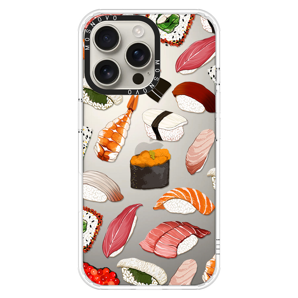 Mixed Sushi Phone Case - iPhone 16 Pro Max Case - MOSNOVO