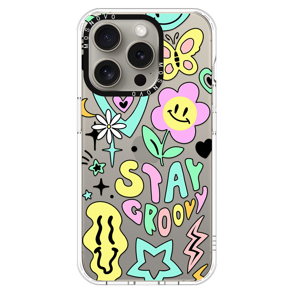 Stay Groovy Phone Case - iPhone 15 Pro Case