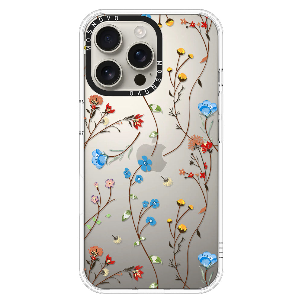 Wildflowers Phone Case - iPhone 16 Pro Max Case - MOSNOVO