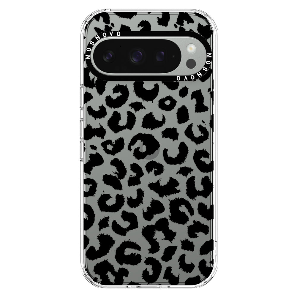 Black Leopard Print Phone Case - Google Pixel 9 Pro Case