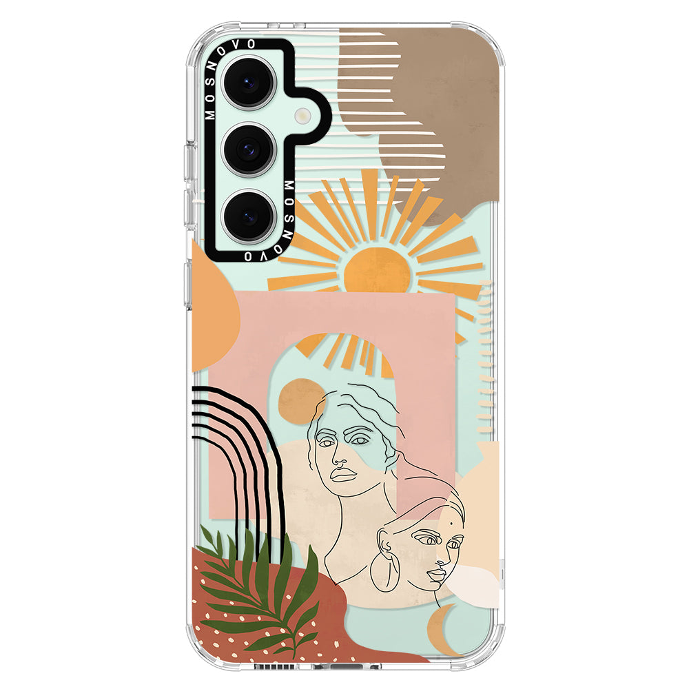 Modern Collage Art Phone Case - Samsung Galaxy S24 FE Case - MOSNOVO