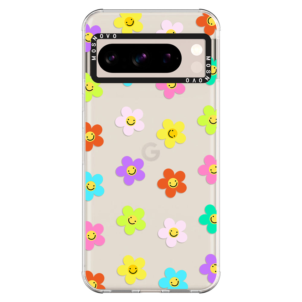 Smile Floral Phone Case - Google Pixel 8 Pro Case