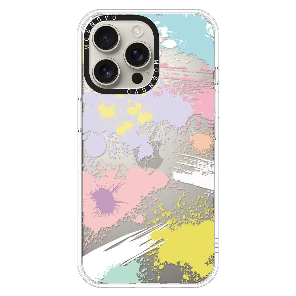 Splash Paint Phone Case - iPhone 16 Pro Max Case - MOSNOVO