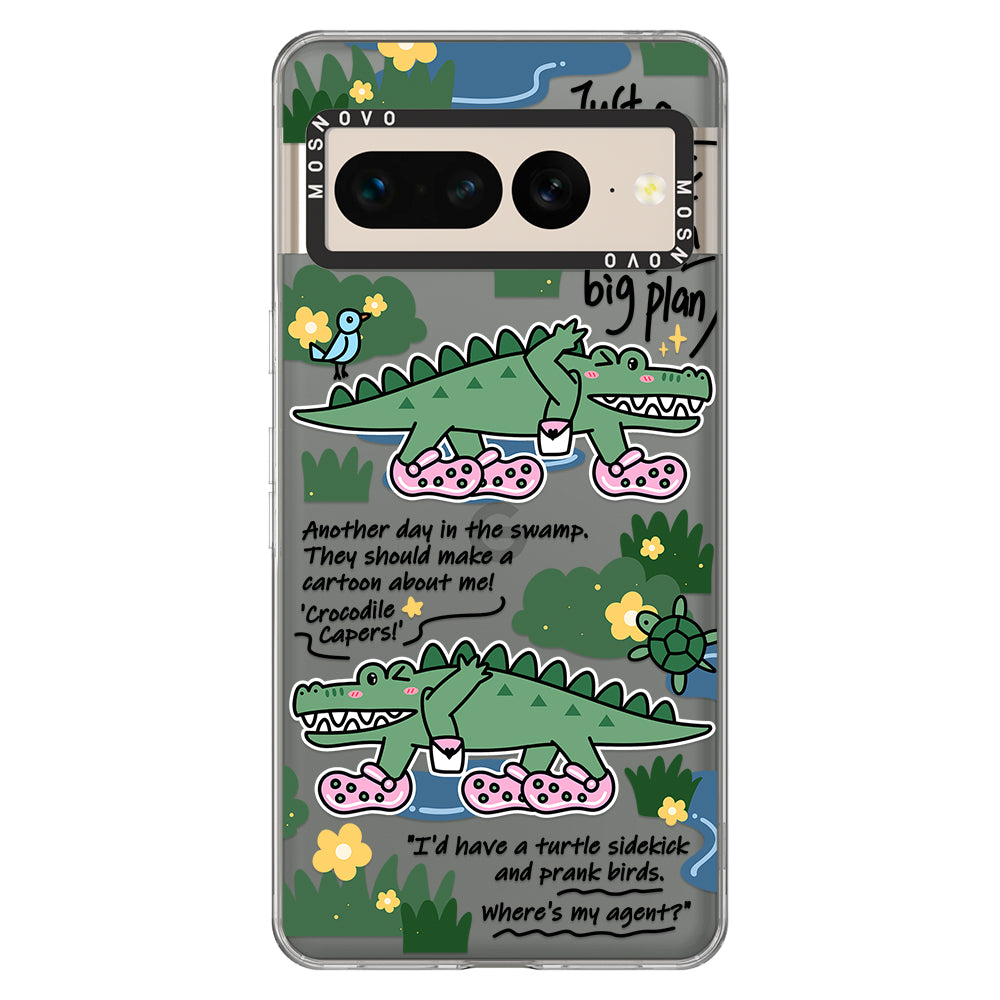 Croc with Big Plan Phone Case - Google Pixel 7 Pro Case