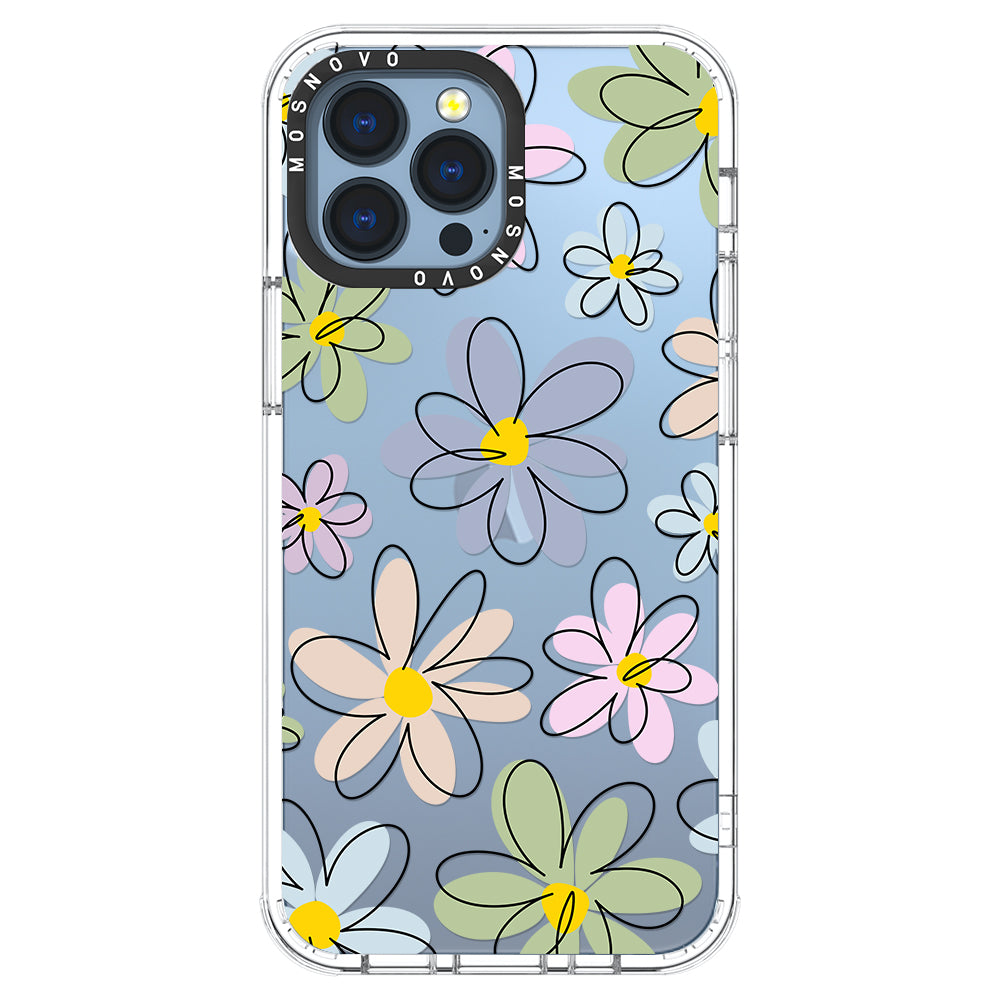 Linear Blooms Phone Case - iPhone 13 Pro Max Case