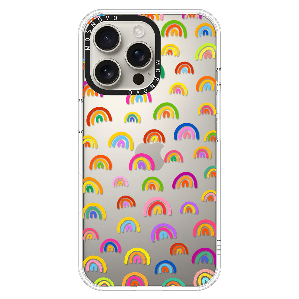 Cute Rainbow Phone Case - iPhone 16 Pro Max Case - MOSNOVO