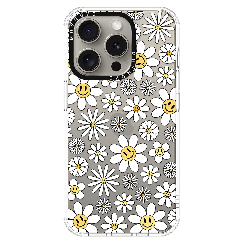 Happy Daisy Blooms Phone Case - iPhone 15 Pro Case