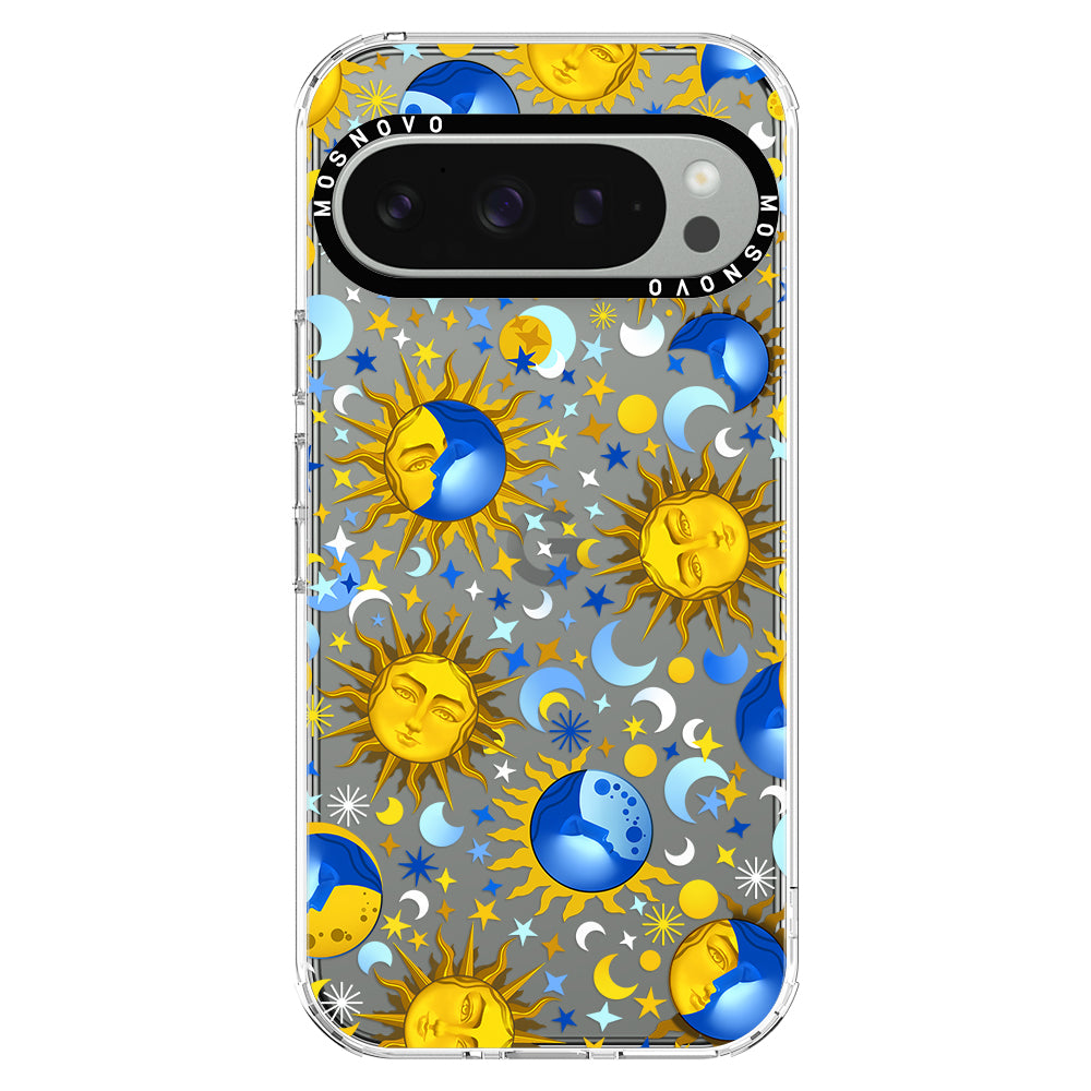 Celestial Sun Moon Phone Case - Google Pixel 9 Pro Case