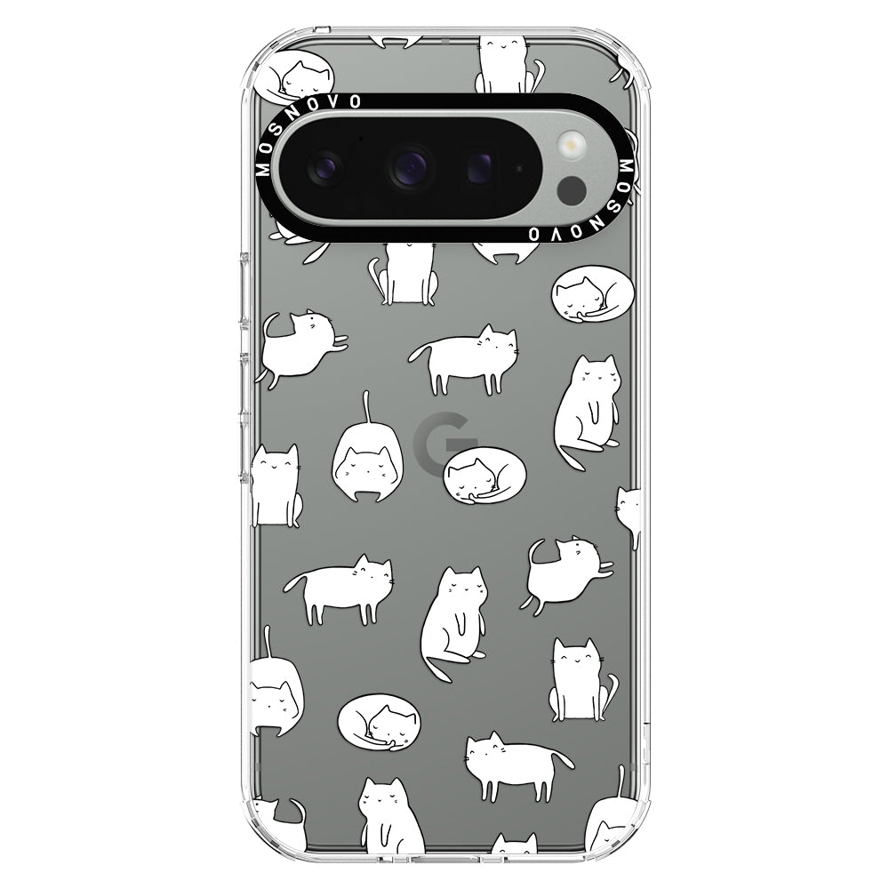 Kawaii Cat Phone Case - Google Pixel 9 Pro Case