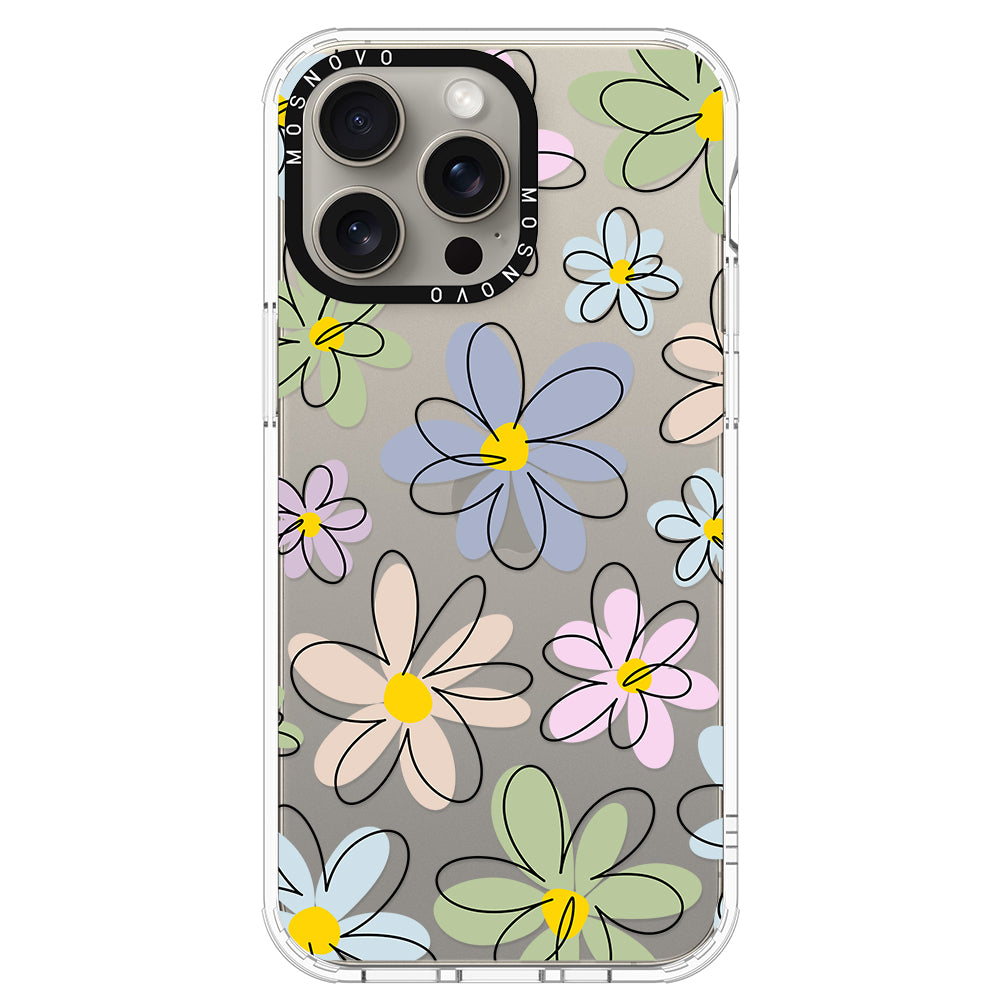 Linear Blooms Phone Case - iPhone 15 Pro Max Case