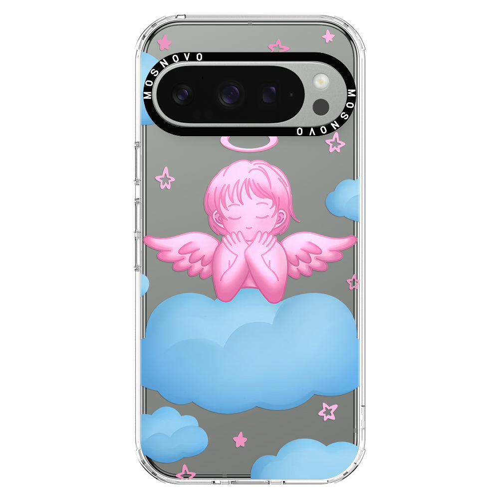 Pink Serenity Angel Phone Case - Google Pixel 9 Pro XL Case