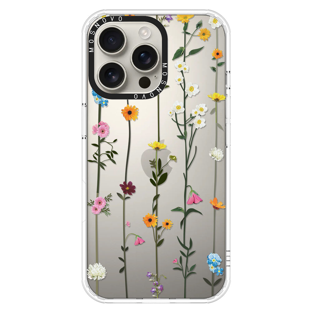 Wildflowers Phone Case - iPhone 16 Pro Max Case - MOSNOVO