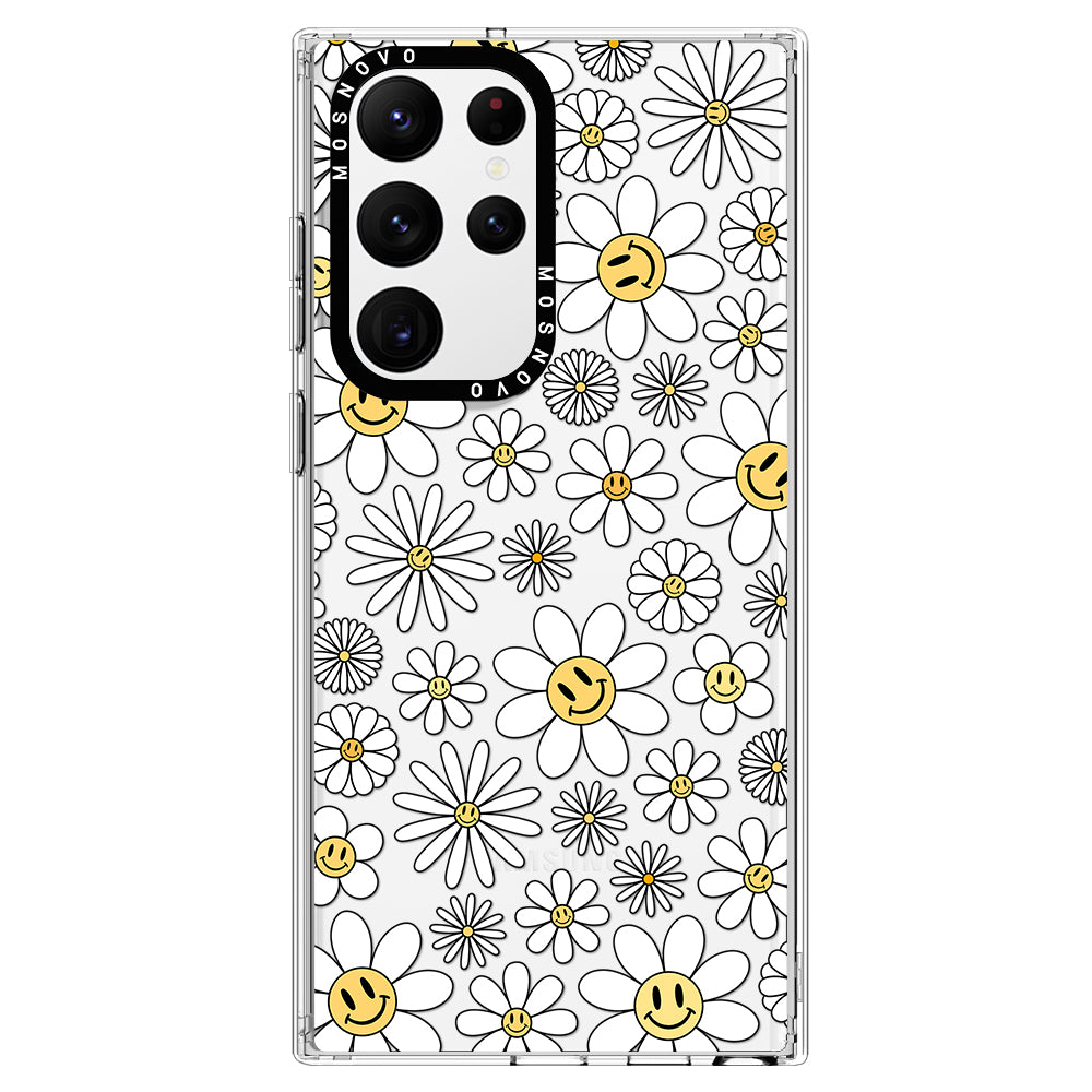 Happy Daisy Blooms Phone Case - Samsung Galaxy S22 Ultra Case