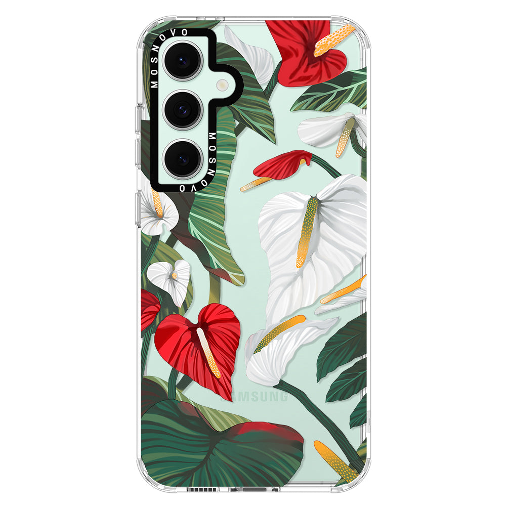 Anthurium Phone Case - Samsung Galaxy S24 FE Case - MOSNOVO