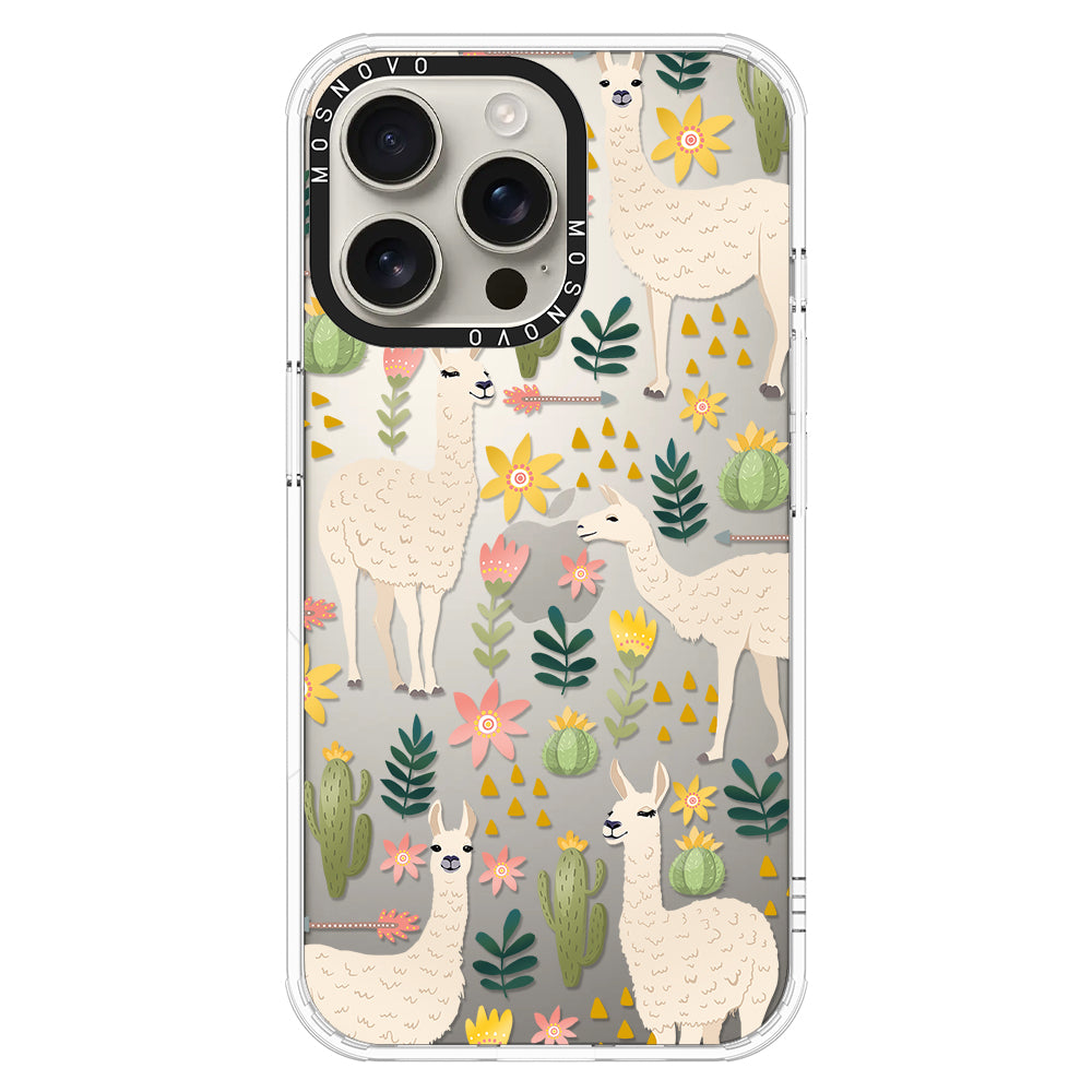 Desert Llama Phone Case - iPhone 16 Pro Max Case - MOSNOVO