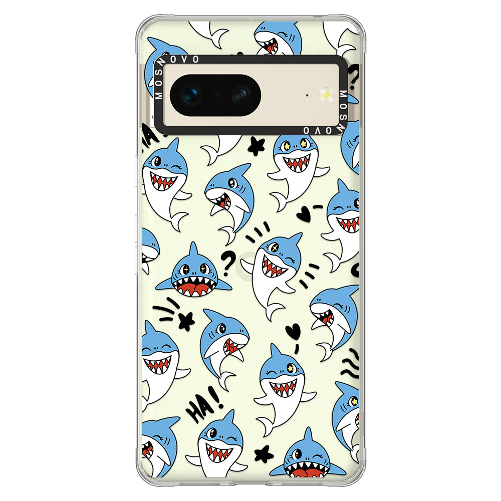 Cute Sharks Phone Case - Google Pixel 7 Case