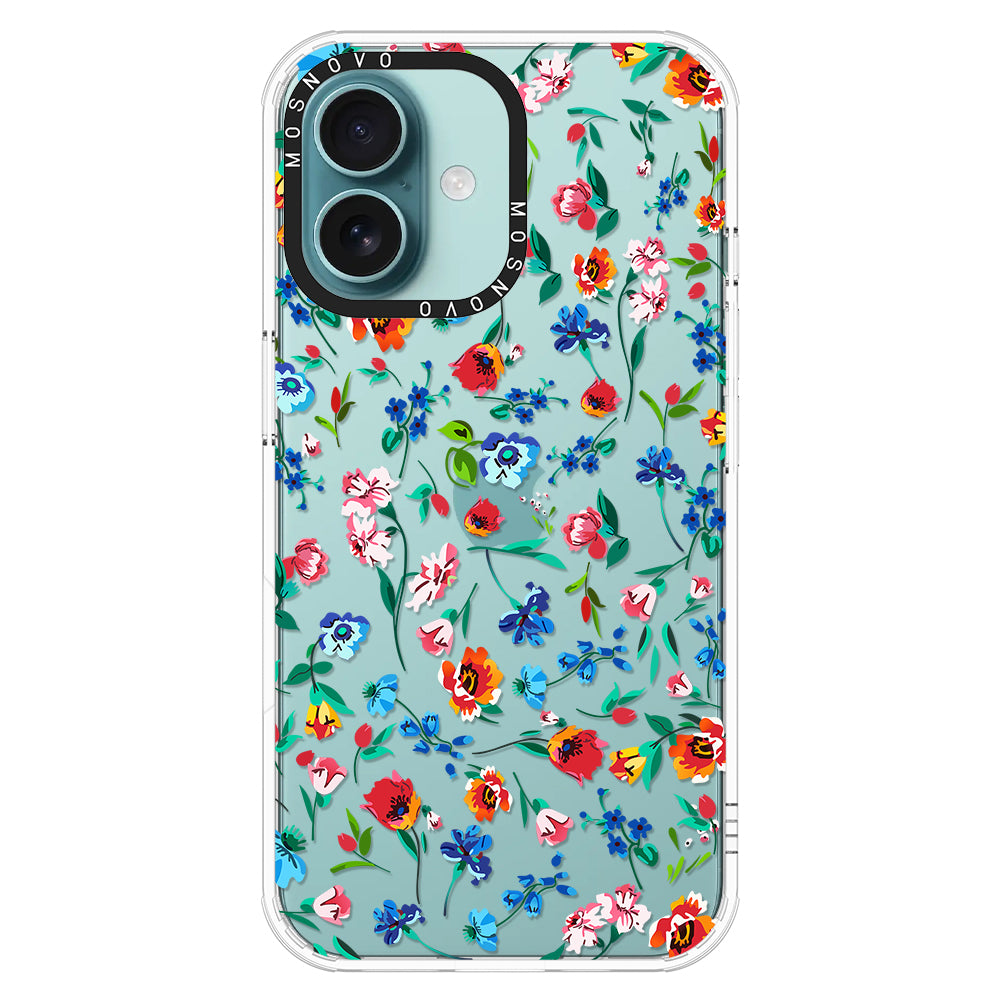 Little Wild Flower Phone Case - iPhone 16 Plus Case - MOSNOVO