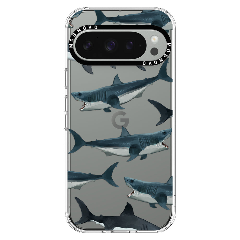 Great White Shark Phone Case - Google Pixel 9 Pro XL Case