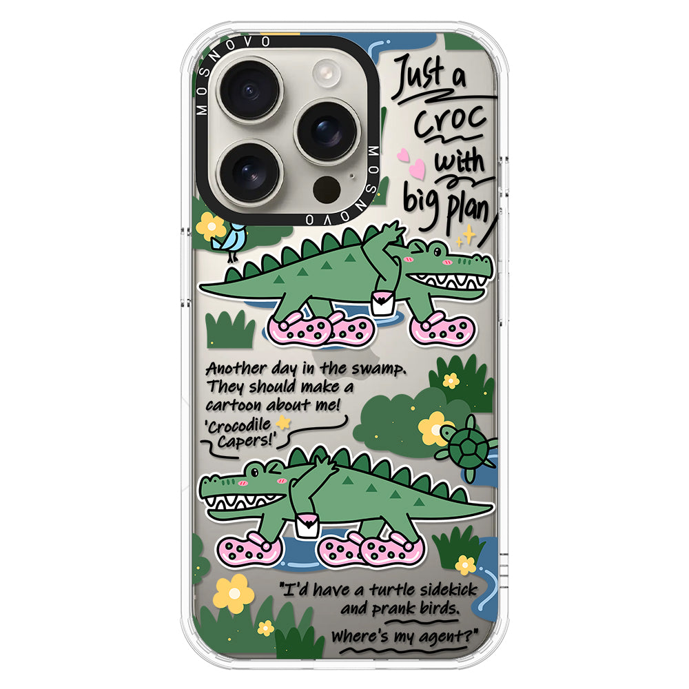 Croc with Big Plan Phone Case - iPhone 16 Pro Case