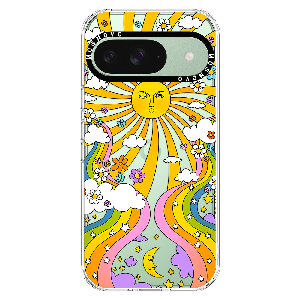 70's Psychedelic Groovy Art Phone Case - Google Pixel 9 Case