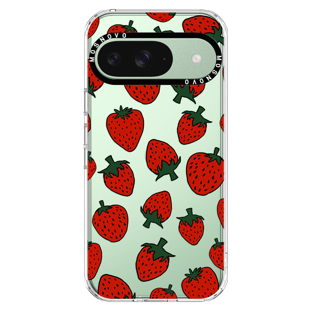 Red Strawberry Phone Case - Google Pixel 9 Case