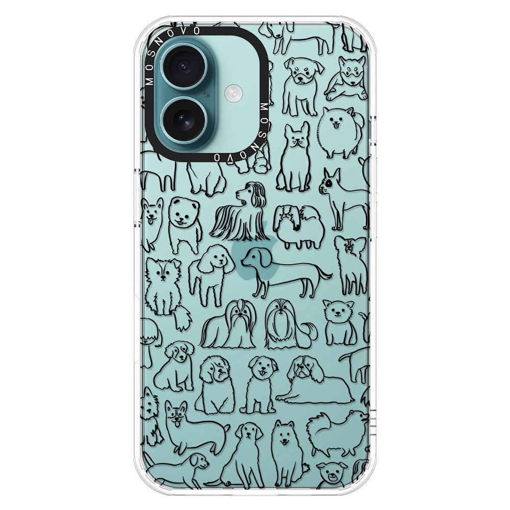 Dogs Phone Case - iPhone 16 Case - MOSNOVO