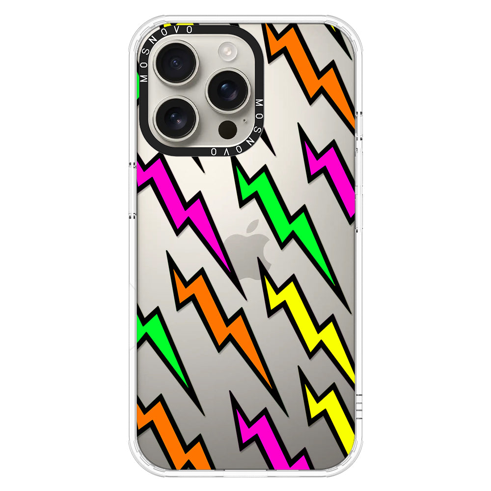 Colorful Lightning Phone Case - iPhone 16 Pro Max Case - MOSNOVO