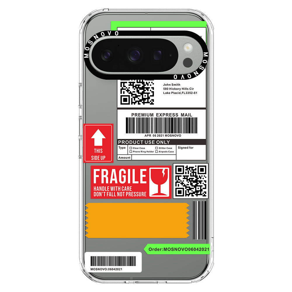 MOSNOVO Mail Label Phone Case - Google Pixel 9 Pro Case