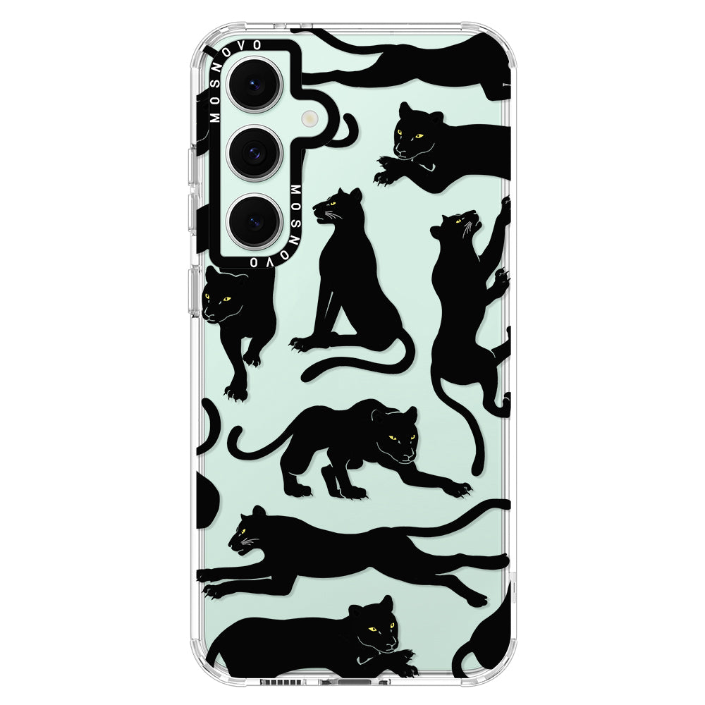 Black Panther Phone Case - Samsung Galaxy S24 FE Case - MOSNOVO