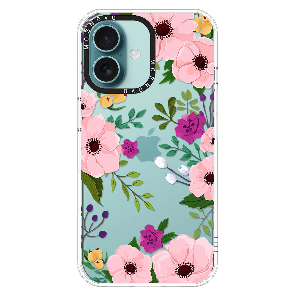 Watercolor Floral Phone Case - iPhone 16 Case - MOSNOVO