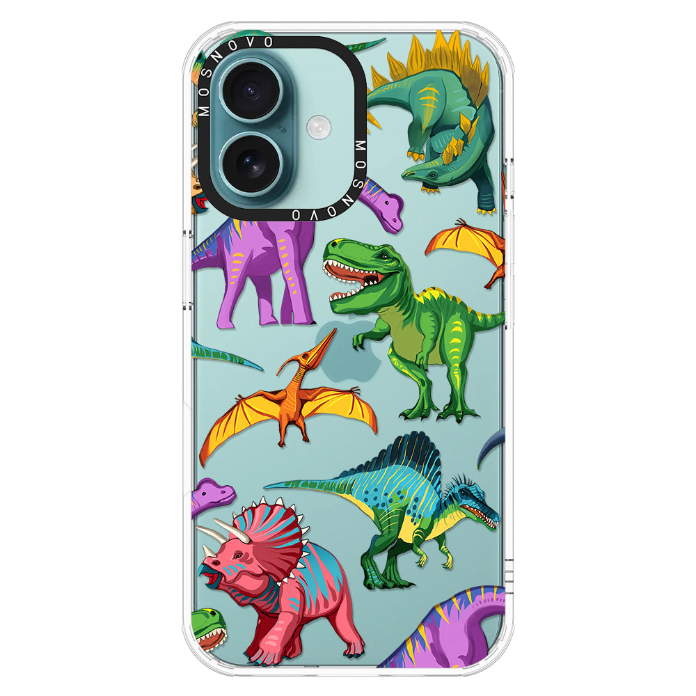 Dinosaur World Phone Case - iPhone 16 Plus Case - MOSNOVO